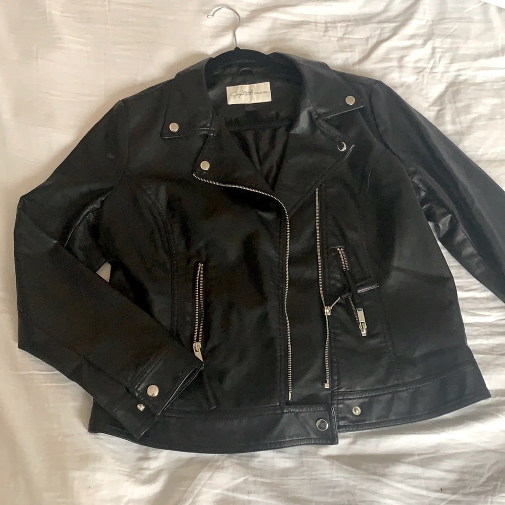 Jaclyn Smith Collection Moto Jacket